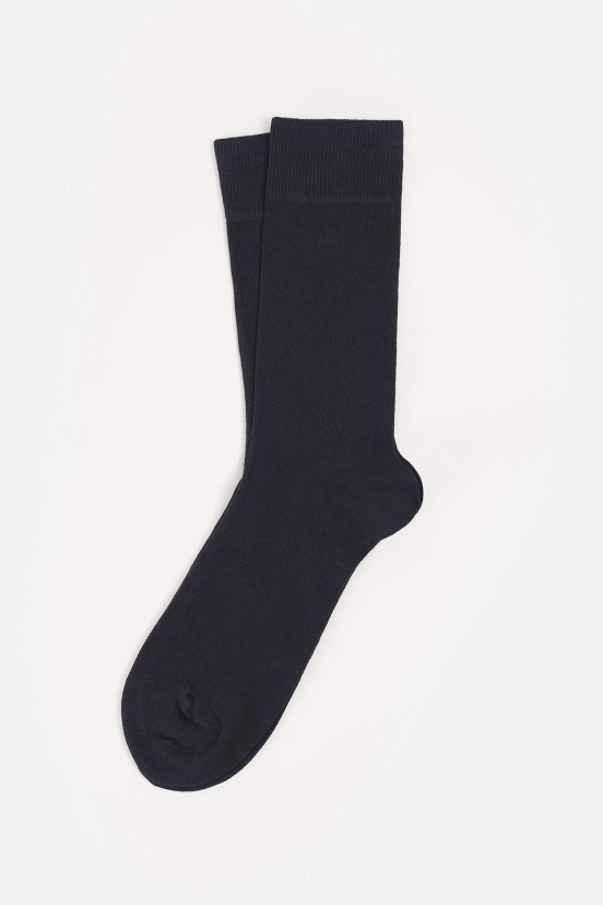 3 Pairs of Socks Pack : Black Navy Blue Light Blue