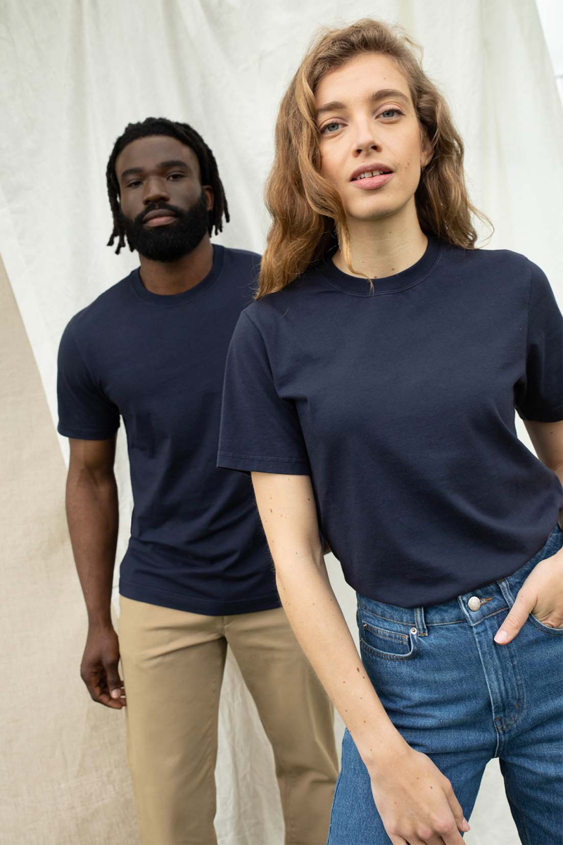 Unisex inside-out T shirt 100% organic cotton classic fit – INSIDE-OUT WEAR